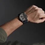 Police Quartz Multifunction Black Dial Blue Silicon Strap Watch For Men - Image 4