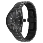 Titan Stellar Automatic Black Dial Stainless Steel Strap Watch for Men - Image 2