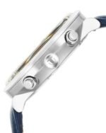 Titan Timeless Treasures Quartz Analog Dual Time Blue Dial With Blue Color Leather Strap Watch For Men - Image 4