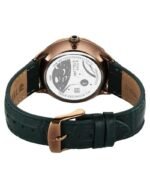 Titan Stellar Analog with Sun Moon Phase and Green Dial Green Leather Strap Watch for Men - Image 3