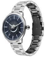 Titan Stellar Analog with Sun Moon Phase and Blue Dial Silver Stainless Steel Strap Watch for Men - Image 2