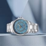 Titan Karishma Quartz Analog with Date Blue Dial Stainless Steel Strap Watch For Men - Image 3