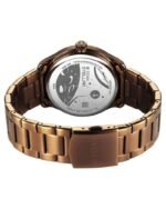 Titan Stellar Analog with Dual Moon Phase and Brown Dial IP Bronze Stainless Steel Strap Watch for Men - Image 3