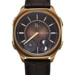 Titan Stellar Zodiac Analog with Dual Moonphase and Jumping Hour and Brown Dial Brown Leather Strap Watch for Men