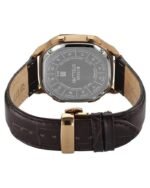 Titan Stellar Zodiac Analog with Dual Moonphase and Jumping Hour and Brown Dial Brown Leather Strap Watch for Men - Image 4