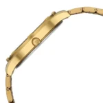 Titan Karishma Quartz Analog Black Dial Golden Stainless Steel Strap Watch For Men - Image 2