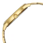 Titan Karishma Festive Analog with Green Dial Full Roman Numerals Yellow Gold Stainless Steel Strap Watch for Men - Image 2