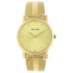 Sonata Quartz Analog Champagne Dial Stainless Steel Strap Watch for Men