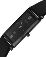 Titan Edge Quartz Analog Black Dial Leather Strap Watch for Men - Image 2
