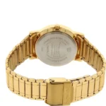 Sonata Quartz Analog with Day and Date Champagne Dial Stainless Steel Strap Watch for Men - Image 4