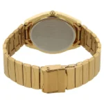 Titan Quartz Analog with Day and Date Champagne Dial Golden Stainless Steel Strap Watch For Men - Image 3