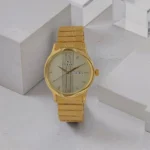Titan Analog with Day and Date Champagne Dial Metal Strap watch for Men - Image 4