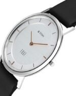 Titan Edge Quartz Analog White Dial Blue Leather Strap Watch For Men - Image 2