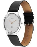 Titan Edge Quartz Analog White Dial Blue Leather Strap Watch For Men - Image 4