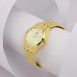 Titan Quartz Analog Champagne Dial Stainless Steel Strap Watch for Men - Image 4