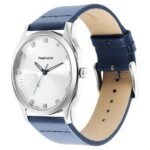 Fastrack Stunners Quartz Analog Silver Dial Leather Strap Watch for Guys - Image 2