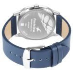 Fastrack Stunners Quartz Analog Silver Dial Leather Strap Watch for Guys - Image 4