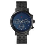Fastrack Tick Tock Quartz Analog Blue dial Metal Strap Watch for Guys