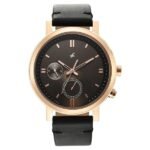 Fastrack Tick Tock Brown Dial Watch for Guys