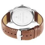 Fastrack Stunners Quartz Analog Silver Dial Leather Strap Watch for Guys - Image 4