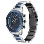 Fastrack Oceanyx - Ceramic Quartz Multifunction Blue Dial Two Toned Strap Watch For Guys - Image 2