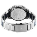 Fastrack Oceanyx - Ceramic Quartz Multifunction Blue Dial Two Toned Strap Watch For Guys - Image 4