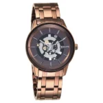 Sonata Unveil Quartz Analog Brown Dial Stainless Steel Strap Watch for Men