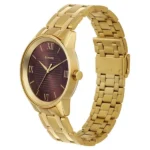 Sonata Quartz Analog Brown Dial Stainless Steel Strap Watch for Men - Image 2