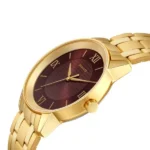 Sonata Quartz Analog Brown Dial Stainless Steel Strap Watch for Men - Image 3
