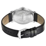 Sonata Quartz Analog Black Dial Leather Strap Watch for Men - Image 4