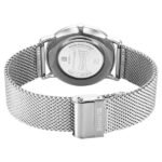 Sonata Sleek Quartz Analog White Dial Silver Stainless Steel Strap Watch For Men - Image 4