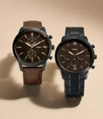 Neutra Chronograph Black Stainless Steel Watch - Image 4