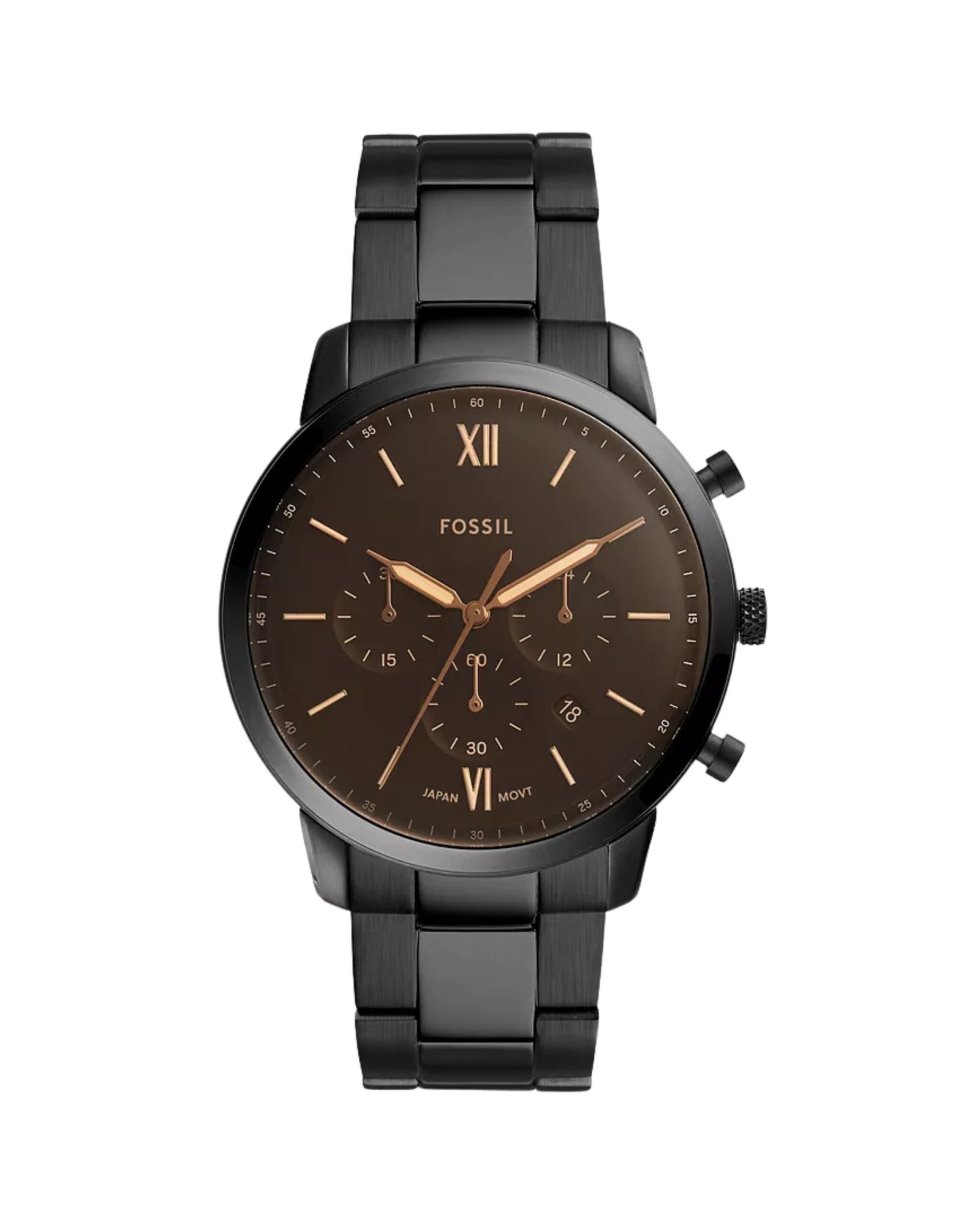 FS5525_main Neutra Chronograph Black Stainless Steel Watch - Image 1
