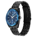 Fastrack Vyb Arcane Quartz Analog Blue Dial Black Color Metal Strap Watch For Guys - Image 2