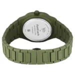 Vyb Hustler By Fastrack Quartz Analog Green Dial Metal Strap Watch For Guys - Image 2
