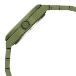 Vyb Hustler By Fastrack Quartz Analog Green Dial Metal Strap Watch For Guys - Image 3
