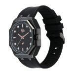 Vyb Rebel By Fastrack Quartz Analog Black Dial Silicone Strap Watch For Guys - Image 2