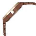 Vyb Hustler By Fastrack Quartz Analog Brown Dial Brown Metal Strap Watch For Guys - Image 3