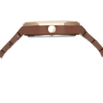 Vyb Hustler By Fastrack Quartz Analog Brown Dial Brown Metal Strap Watch For Guys - Image 4