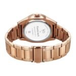 Vyb Quest By Fastrack Quartz Analog Blue Dial Rose Gold Stainless Steel Strap Watch For Guys - Image 3