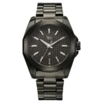 Vyb Challenger By Fastrack Quartz Analog Grey Dial Grey Stainless Steel Strap Watch For Guys