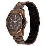Vyb Challenger By Fastrack Quartz Analog Brown Dial Brown Stainless Steel Strap Watch For Guys - Image 2