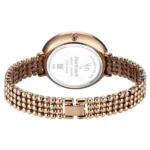 Vyb Iconique By Fastrack Quartz Analog White Dial Metal Strap Watch For Girls - Image 4