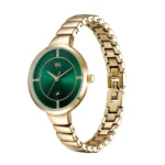 Fastrack Vyb Enigma Quartz Analog Green Dial Stainless Steel Strap Watch for Girls - Image 2
