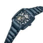 Kenneth Cole Automatic Blue Dial With Blue Stainless Steel Strap Watch For Men