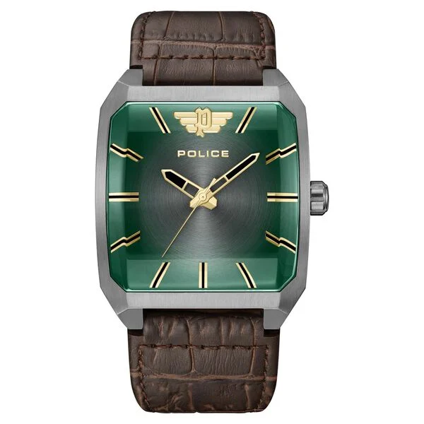 PLPEWJA0006003_1 Police Green Dial Quartz Analog Watch for Men - Image 1