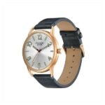 Poze by Sonata Quartz Analog Silver Dial PU Leather Strap Watch for Men - Image 2