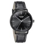 Sonata Poze Quartz Analog Black Dial Leather Strap Watch for Men - Image 2