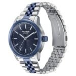 Sonata Poze Quartz Analog Blue Dial Stainless Steel Strap Watch For Men - Image 2