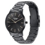 Sonata Poze Quartz Analog Black Dial Black Color Stainless Steel Strap Watch For Men - Image 2